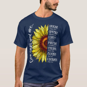 Camiseta Deus Diz Que Você É Verso Da Bíblia Cristã De Gira