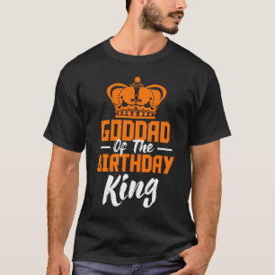Camiseta Deus do Celebo da Coroa do Partido Rei Aniversário