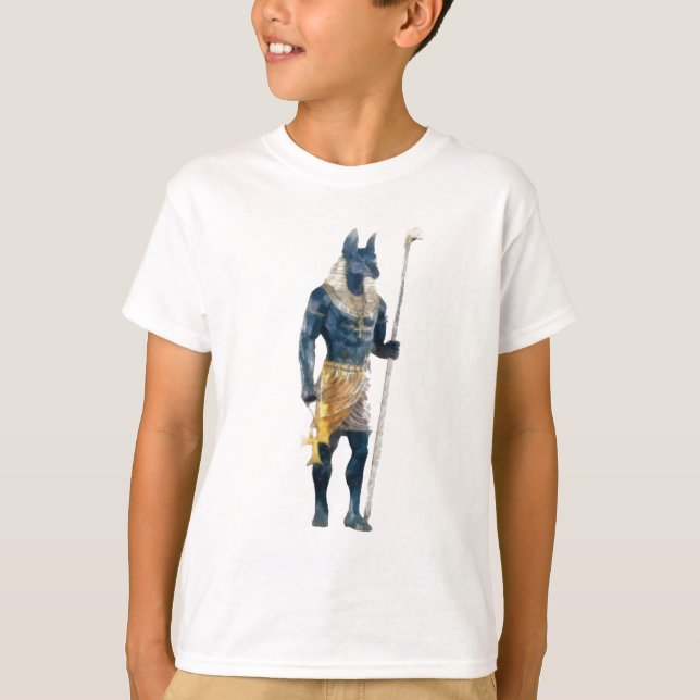 Camiseta Deus do egípcio de Anubis (Frente)