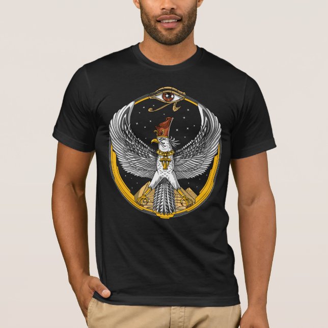 Camiseta Deus do Falcão Egípcio Horus (Frente)