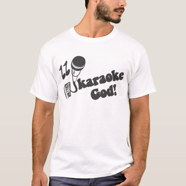 Camiseta Deus do karaoke (Frente)