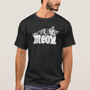 Camiseta Deus Dos Mortos Gato Mexicano Juvenil Crânio de Aç