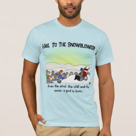 Camiseta Deus é a camisa-T dos homens Nasceres