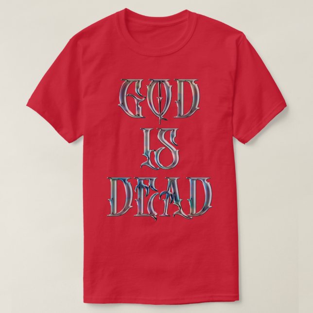 Camiseta Deus é a citação do Morto Nietzsche (Frente do Design)