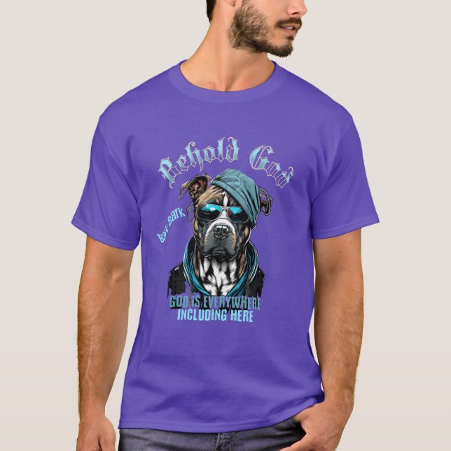 Camiseta Deus e a família do menino Cão (Frente)
