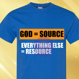 Camiseta DEUS é a fonte - cristão