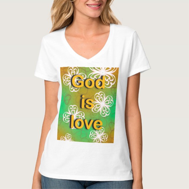 Camiseta Deus é amor (Frente)