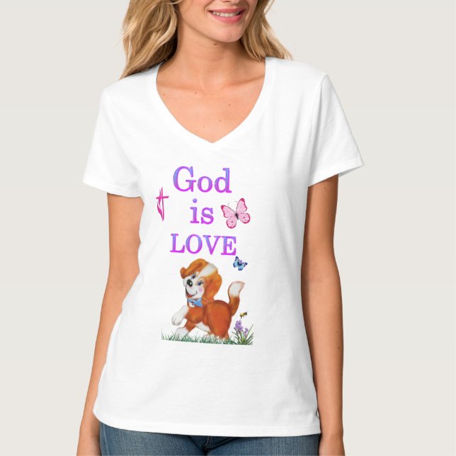 Camiseta Deus é amor (Frente)