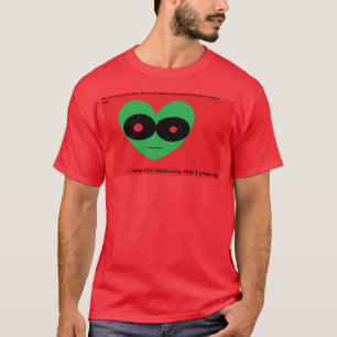 Camiseta DEUS é amor alienígena