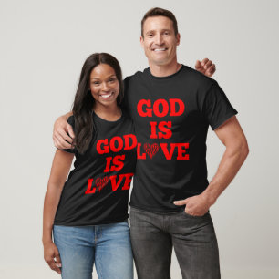 Camiseta Deus é amor, cota Bíblia