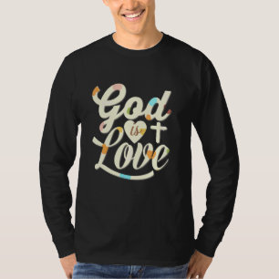 Camiseta Deus É Amor Cristão Católico