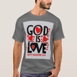 Camiseta Deus é amor dia dos namorados