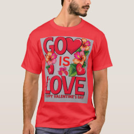 Camiseta Deus é amor dia dos namorados