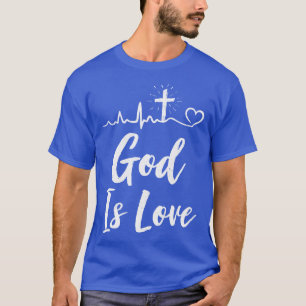 Camiseta Deus É Amor Dons Cristãos Mulheres