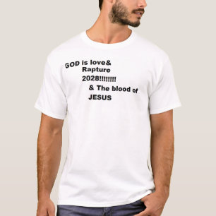 Camiseta DEUS é Amor & Êxtase 2028 & O sangue de JESUS
