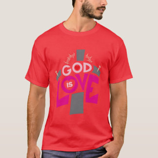 Camiseta Deus é Amor garota