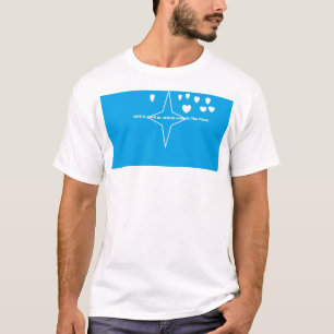 Camiseta DEUS é bom como JESUS veio na Carne com corações