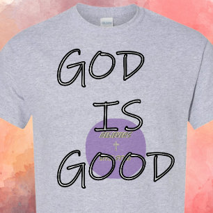 Camiseta DEUS é bom - cristão
