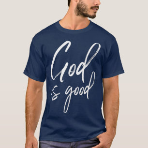 Camiseta Deus É Bom Cristão Jesus Está No Presente De Co