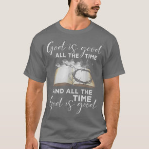 Camiseta Deus é bom o tempo todo e o tempo que Deus é G