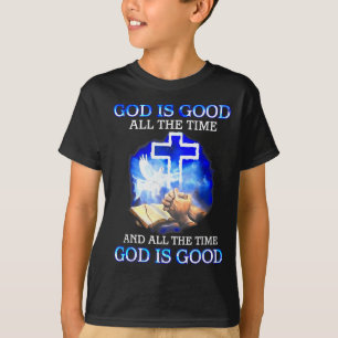 Camiseta Deus É Bom O Tempo Todo Engraçado Cristão 