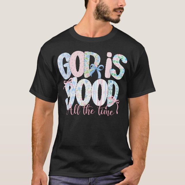 Camiseta Deus É Bom O Tempo Todo Fé Religiosa (Frente)