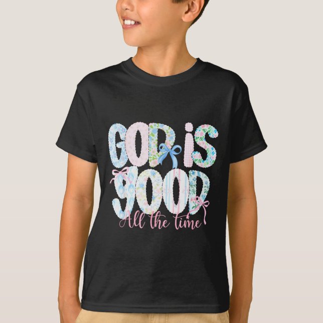 Camiseta Deus É Bom O Tempo Todo Fé Religiosa Cristã (Frente)