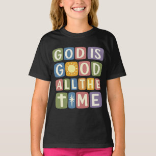 Camiseta Deus é bom O tempo todo Fé retrô