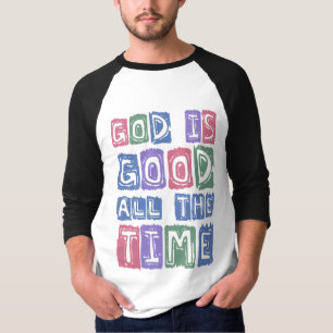 Camiseta Deus é bom O tempo todo Fé retrô