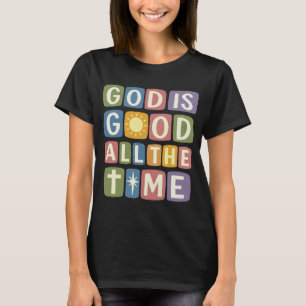 Camiseta Deus é bom O tempo todo Fé retrô