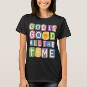 Camiseta Deus é bom O tempo todo Fé retrô