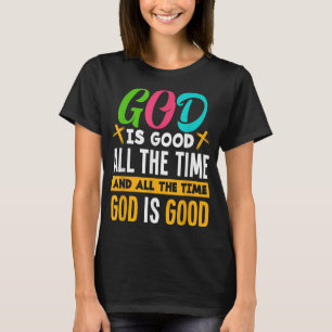 Camiseta Deus É Bom O Tempo Todo Jesus Cristo Christian Gi