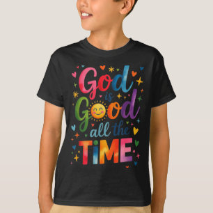 Camiseta Deus É Bom O Tempo Todo Jesus Cristo Cristão Gi