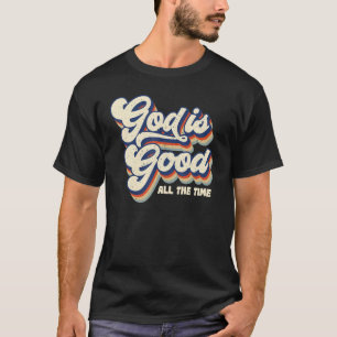 Camiseta Deus É Bom O Tempo Todo, Retro Vintage