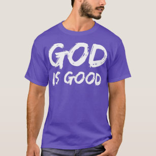 Camiseta Deus é bom para os Homens Cristãos Elogiar Culto