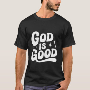 Camiseta Deus é Bom Todo o Tempo Retro Cristão Religioso