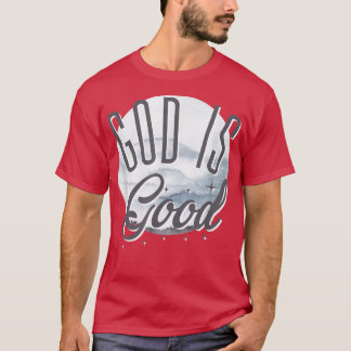 Camiseta Deus é bomChristianPaiFaith dizendoMãe cristã
