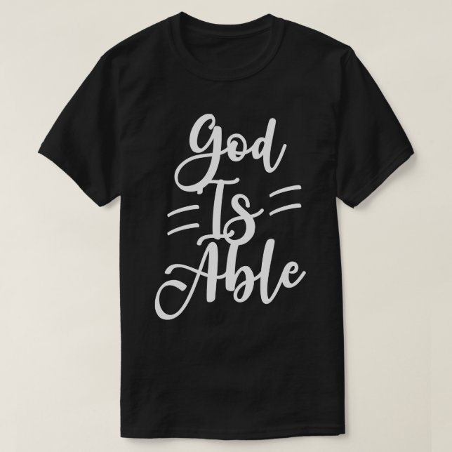 Camiseta Deus É Capaz (Frente do Design)