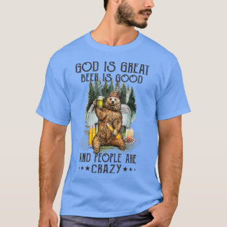Camiseta Deus É Cerveja Excelente É Boa E Pessoas São Bea L