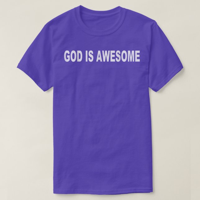 Camiseta Deus é incrível (Frente do Design)