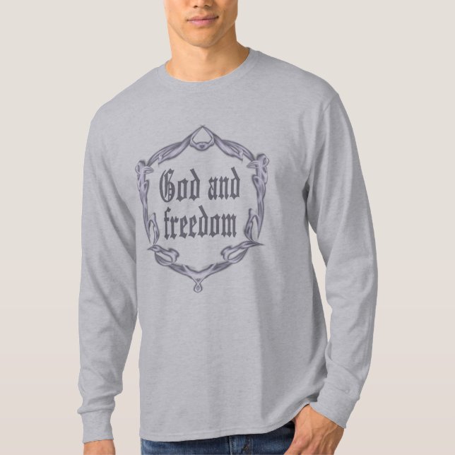 Camiseta Deus e liberdade (Frente)