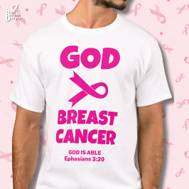 Camiseta DEUS É MAIOR DO QUE O CANCER-ALMA Christian
