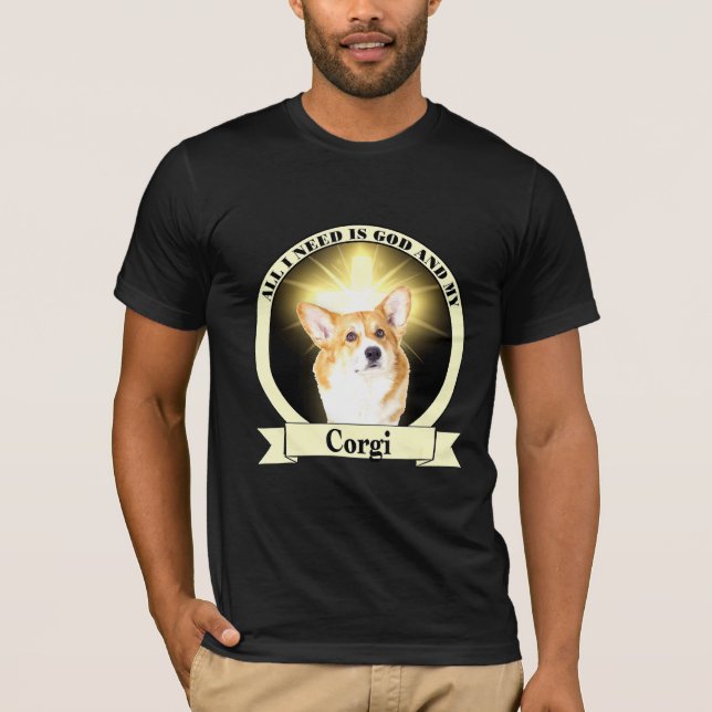 Camiseta Deus E Meu Corgi (Frente)