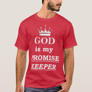Camiseta Deus é meu Promessa Guardião do Cristianismo Premi