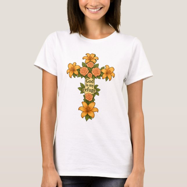 Camiseta Deus é meu refúgio (Frente)