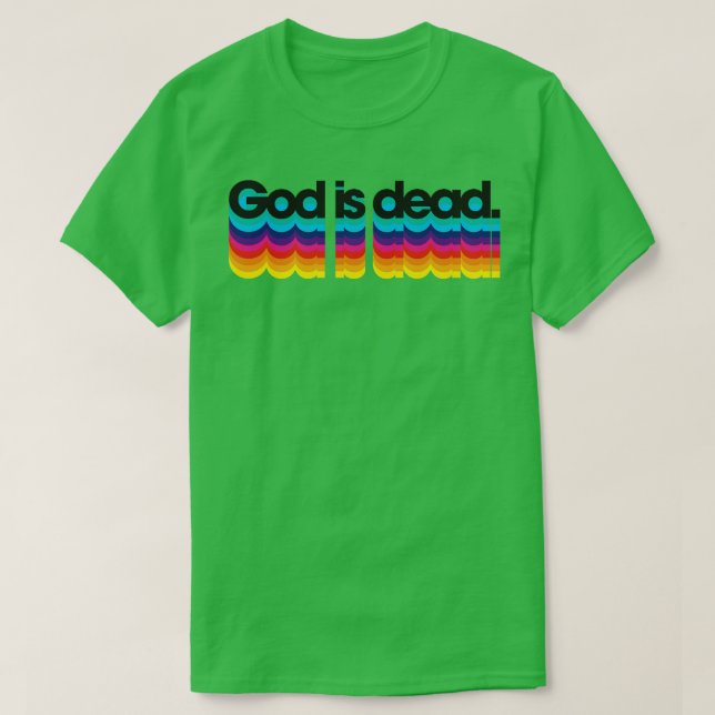 CAMISETA DEUS É MORTO (Frente do Design)