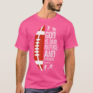 Camiseta Deus É Nossa Força De Refúgio Salmo 461 Jesus Pega
