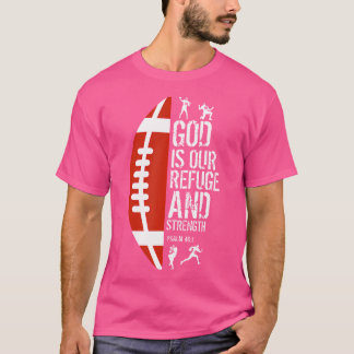 Camiseta Deus É Nossa Força De Refúgio Salmo 461 Jesus Pega