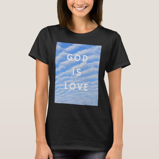 Camiseta Deus é o amor (Frente)