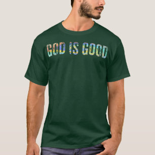Camiseta Deus é o bom cristão Vintage TieDye